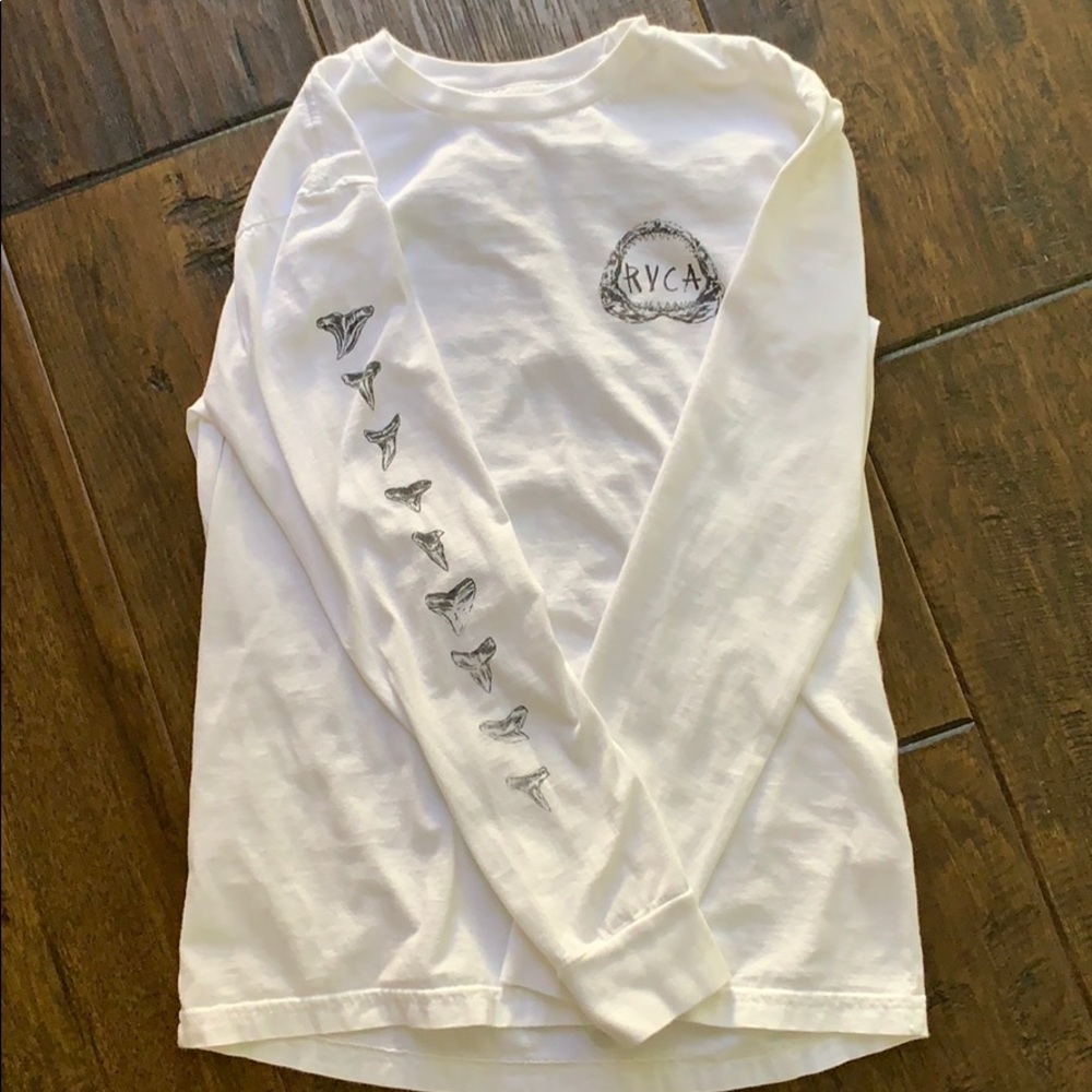 RVCA Boys Long Sleeve Shirt Size M